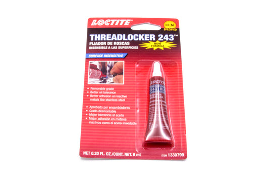 Loctite Threadlocker 243 - Medium Strength (Blue)